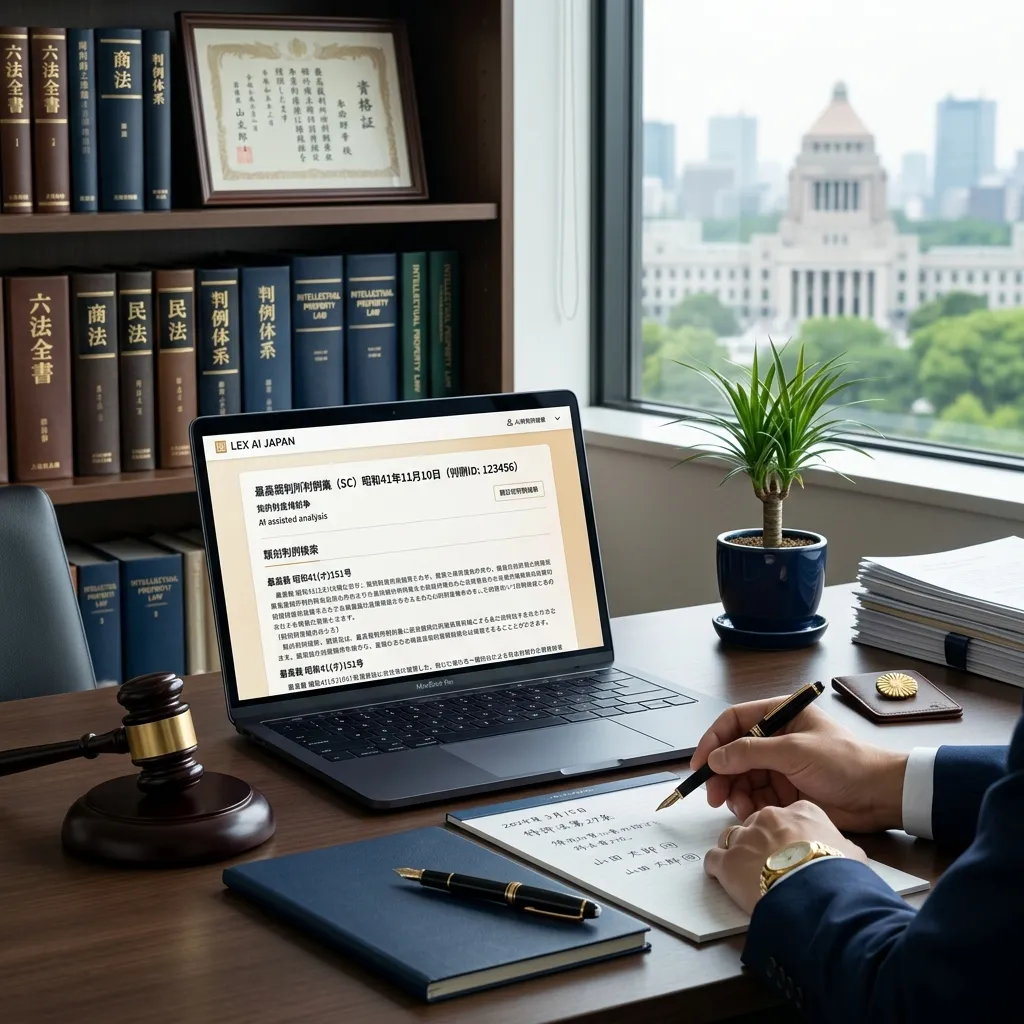 弁護士のAI活用 — 法令MCPでリーガルリサーチを高速化する方法